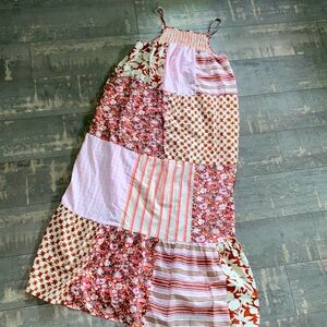 Universal Thread bohemian patchwork maxi dress size small